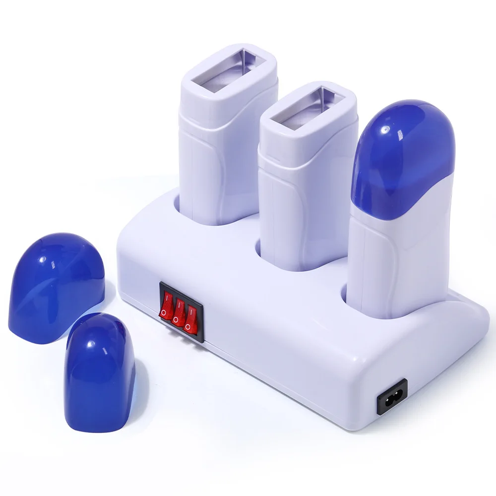 3pcs combo hair removal waxing machine 1PC melting wax machine beauty hot wax beeswax bean