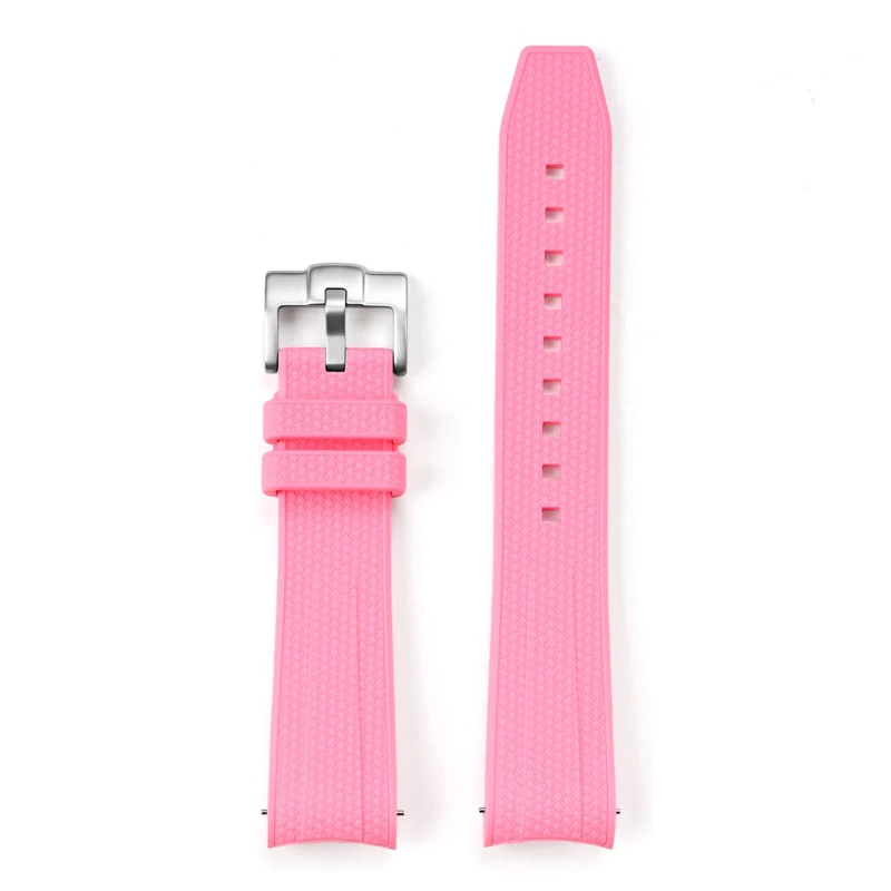 Sport Waterproof Liquid Silicone Watch Strap, Quick Release 20mm Band