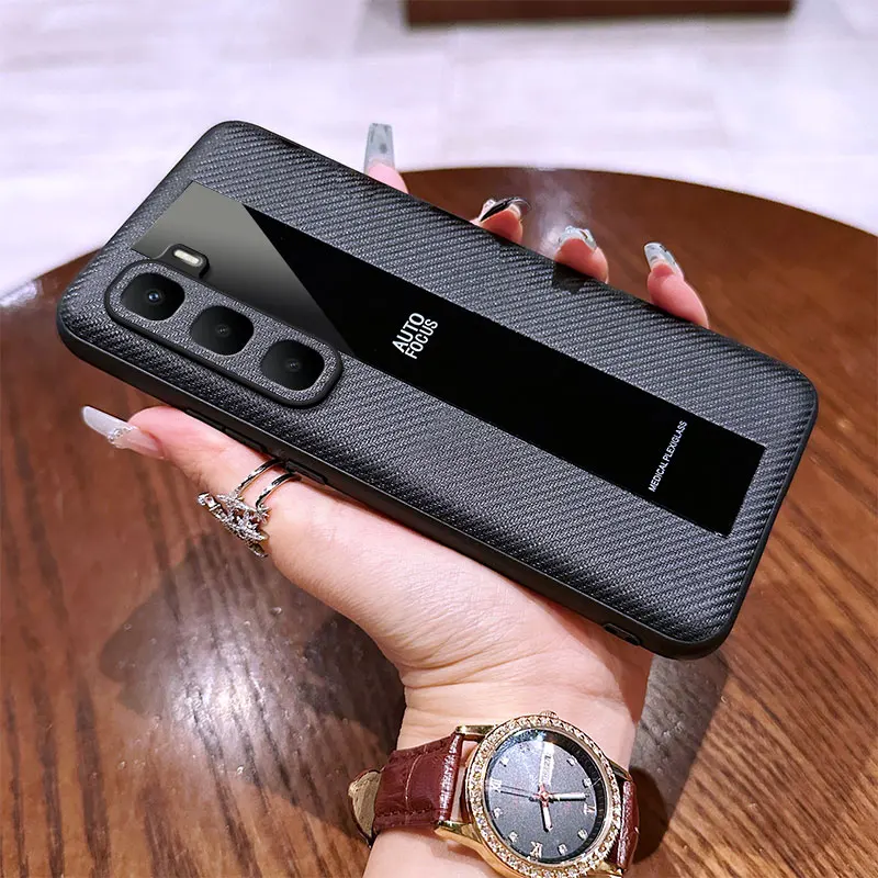 Luxury Leather Anti-Drop Case - Simple Business Style Cover