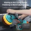 5500RPM Cordless Polisher 8 Gears Rechargeable Car Polishing Machine Electric Rotary Tool For Makita 21V Battery 1