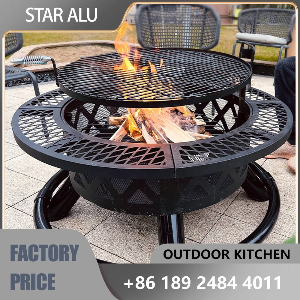 2-in-1 Charcoal Grill Heater 1