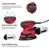 Detail Sanding Machine 13,000 OPM Compact Electric Sander with Dust Collector 220W Power Sander Woodworking Tools for Wood 3