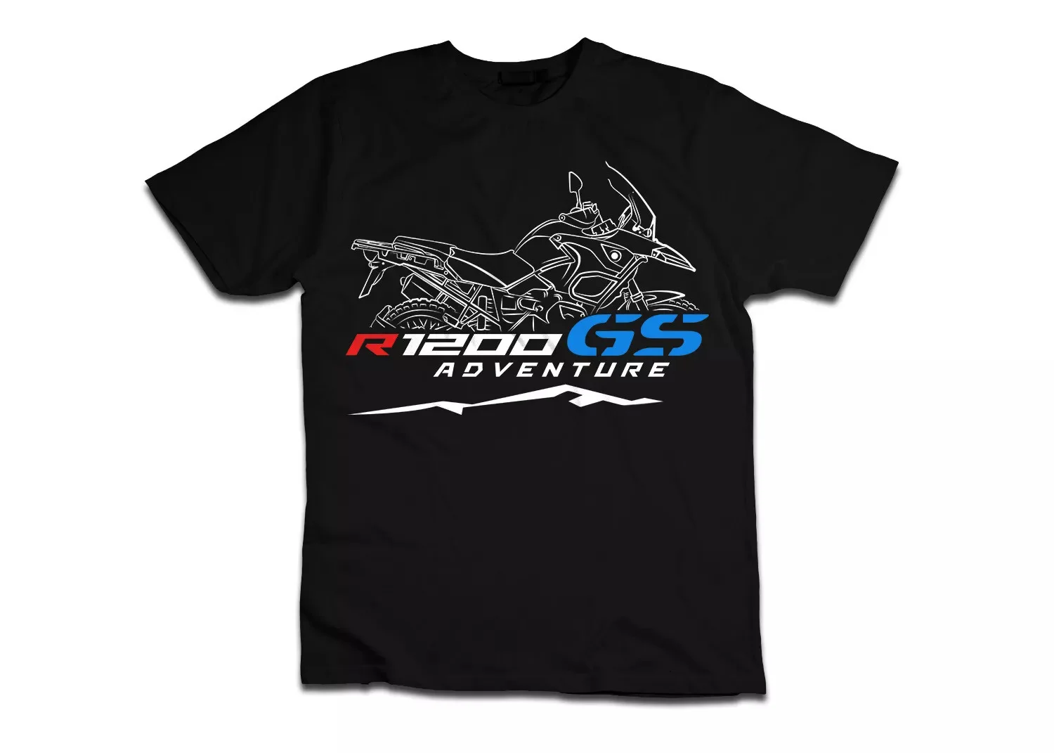2024 Men T Shirt Casual R1200GS Adventure Motorcycle for ADV Riders T-shirt Graphic Summer Short Sleeves 100% Cotton S-3XL Tee