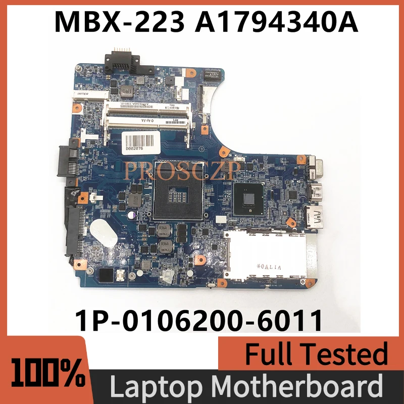 

Free Shipping High Quality Mainboard For SONY MBX-223 Laptop Motherboard 1P-0106200-6011 A1794340A HM55 With DDR3 100% Tested OK