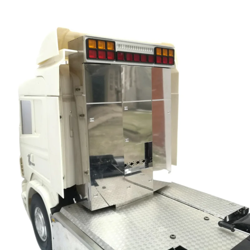 1/14 Rack Per Attrezzature Per Camion Con Barra Luminosa A Led Per Tamiya 1/14 Rc Truck Tractor Scania R620 56323 R730 470 Parti Di Aggiornamento Lesu