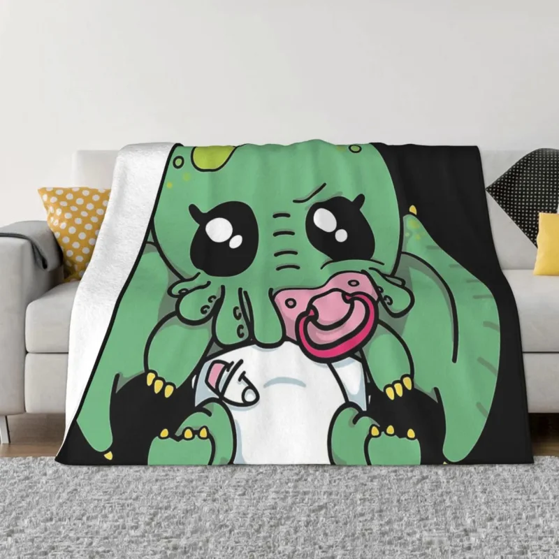 

The Call of Cthulhu Blanket Flannel Baby Cozy Soft FLeece Bedspread
