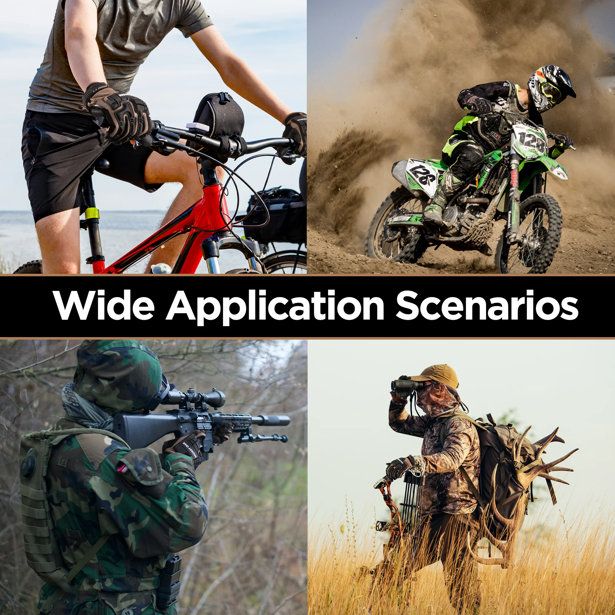 MOSSY OAK Military Full Finger Touch Screen Gloves Tactical Glove Hunting Paintball Hiking Climbing Airsoft Shooting Mittens Men 6