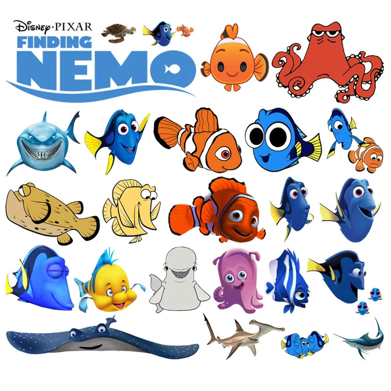 Patch Disney Pixar Clothes | Pixar Transfer Sticker | Patches Clothing Nemo  - Disney - Aliexpress