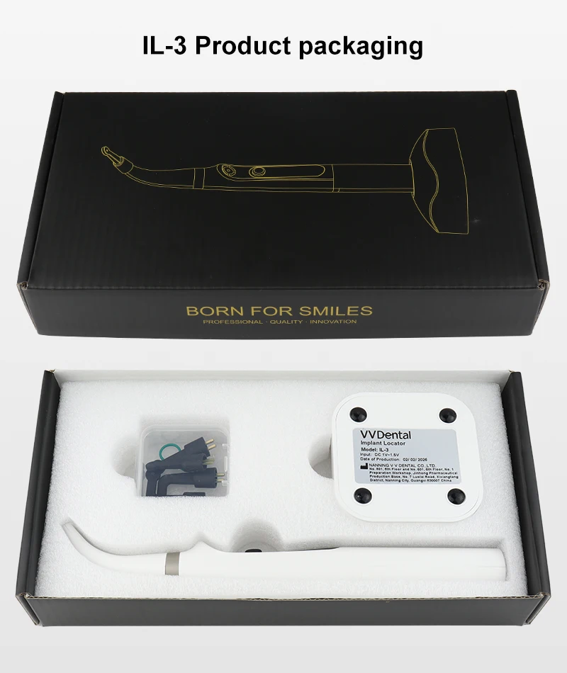 Dental-Implantat-Lokator 360 ° Drehbarer Sensor-Lokalisierungs-Detektor 3-in-1 für die Zahnmedizin mit 4 tragbaren Sensoren zur Lokalisierung – Detail 19