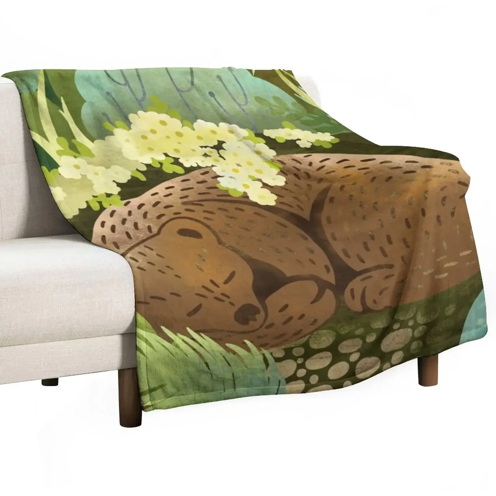 

Bear Nest Throw Blanket For Baby Soft Plush Plaid for winter Hairys Blankets