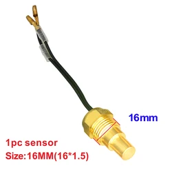Universal Water Temperature Sensor with Multiple NPT Thread Sizes (16mm)