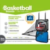 [ With 2 Basketballs + Inflatable Pump] Portable Storage Bag Hang a wall-mounted basketball board for repeated shooting training 3