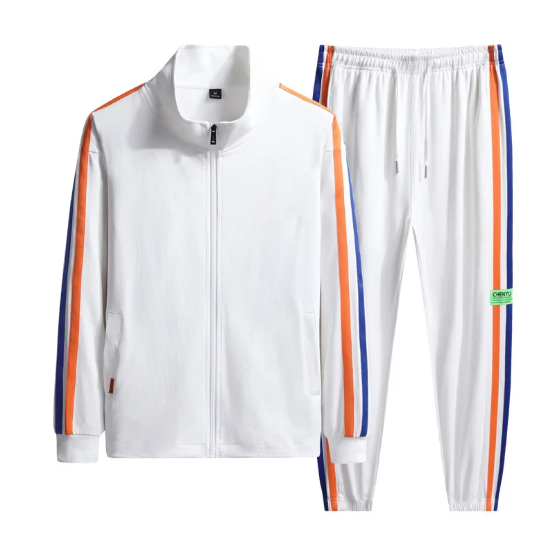 

Спортивный костюм мужской из двух предметов, Повседневная Уличная кофта и штаны, комплект спортивной одежды, весна-осень