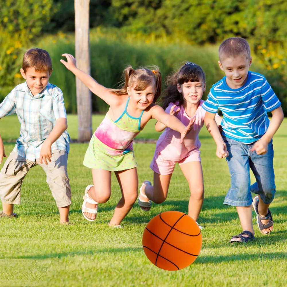 18CM Bouncing Mute Ball Toy Indoor Silent Basketball Baby Foam Toy Silent Playground Bounce Basketball Child Sports Games Gift 5