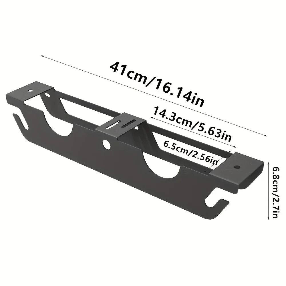 Angle Grinder Holder -2/3 Bay with Cord Hanger, Wall mount Bracket for Cutters Polishers, Garage and Workspace 3