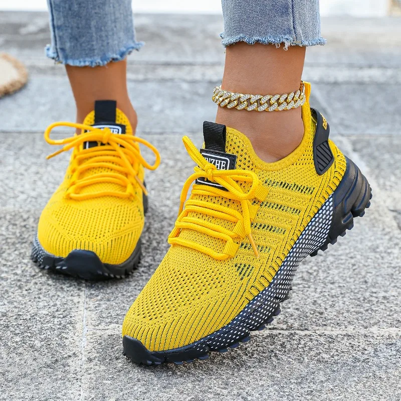 Casual Running Summer Fashion Anti Slip Hiking Mesh Breathability Athletic Shoe Tennis Woman Trend Woman Sneakers Couple