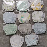 5 Pairs Anti-Scratch Gloves For Babies Cotton Cute Newborn Mittens 0-3 Months Baby Boy Girl Accessories 1