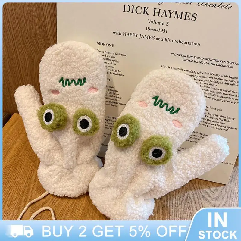 

Comfortable Cute Gloves Thickened Gloves For Extra Protection Cute Bear Themed Gifts For Students Furry Gloves Fashionable