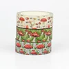 NEW 1PC 10M Decor Mushroom Squirrel Orange Leaves Autumn Washi Tape Set for Scrapbooking Masking Tape Cute Journaling Stationery 4