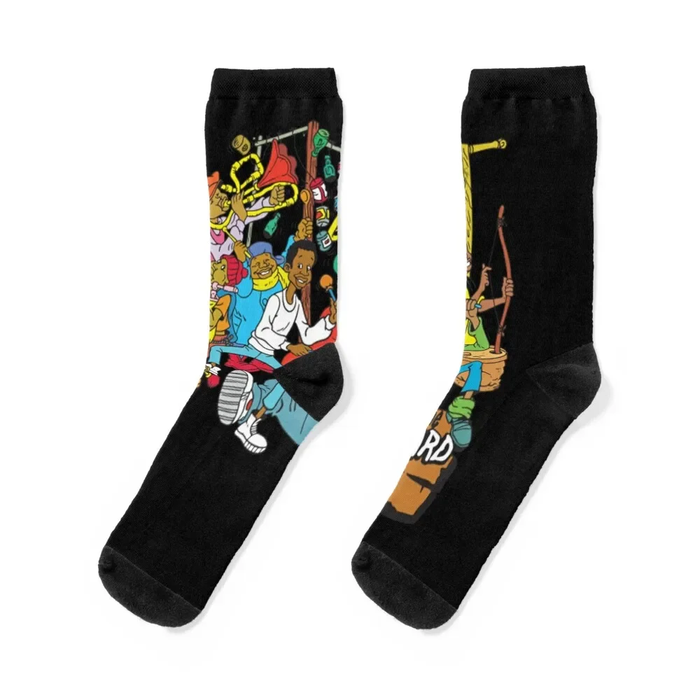 

Fat Albert & The Junkyard Gang Socks cartoon Crossfit sheer Socks For Women Men's