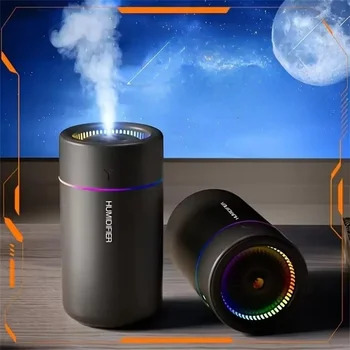 280ML Car Air Humidifier With Colorful Lights Aroma Diffuser Essential Oils For Home Bedroom Office Silent Ultrasonic Mist 1