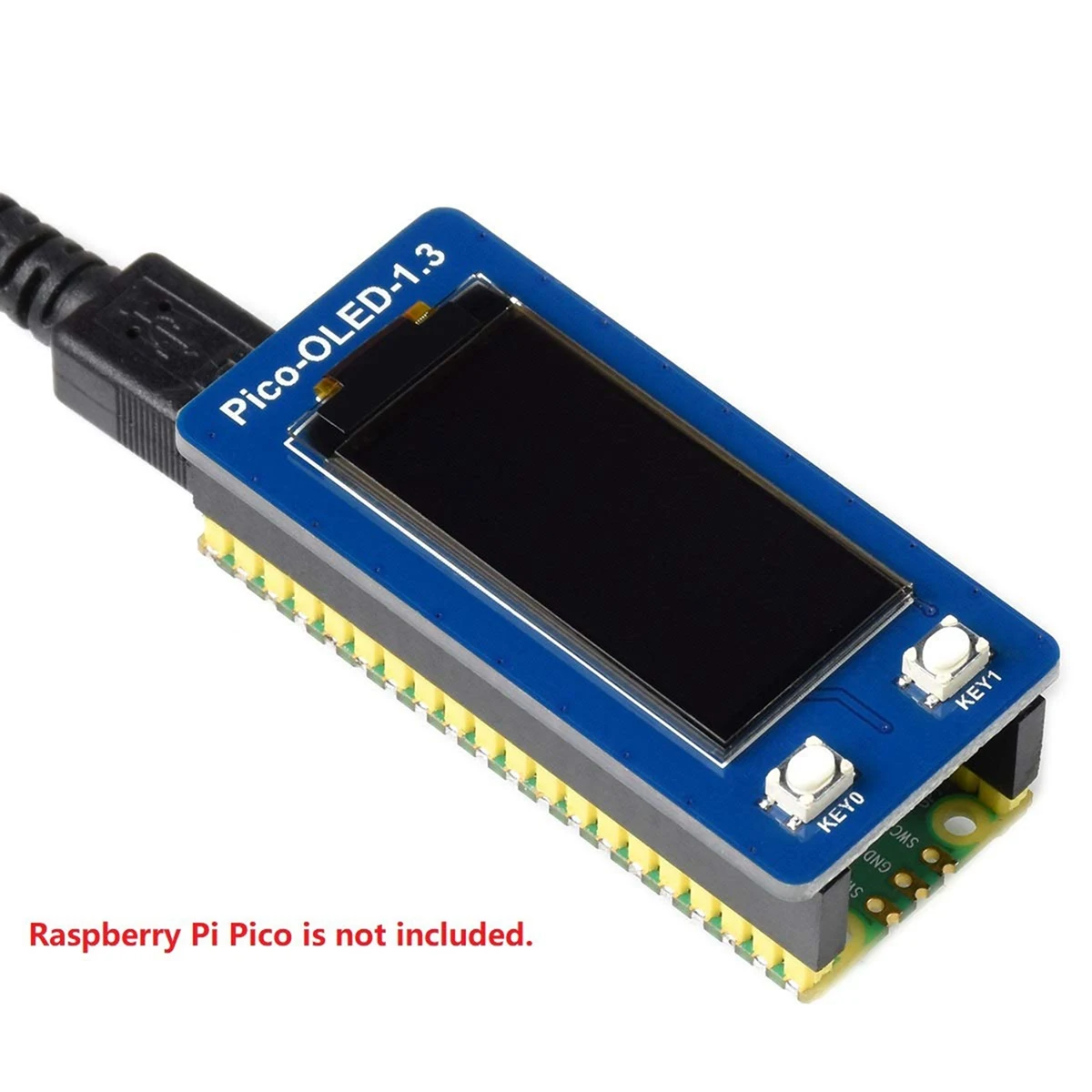Waveshare OLED ÷ ,    ũƮѷ ,  SH1107 ̹, 64X128 ȼ, 1.3 ġ