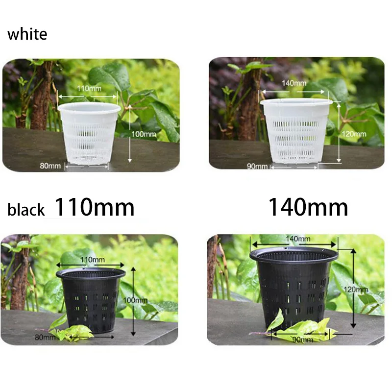5pcs Meshpot Root Control Clear Pot for Orchid Planting with Air Holes Planter Plastic Flower Pots Home Gardening Decoration flower pot hydroponic flower pot plant pot