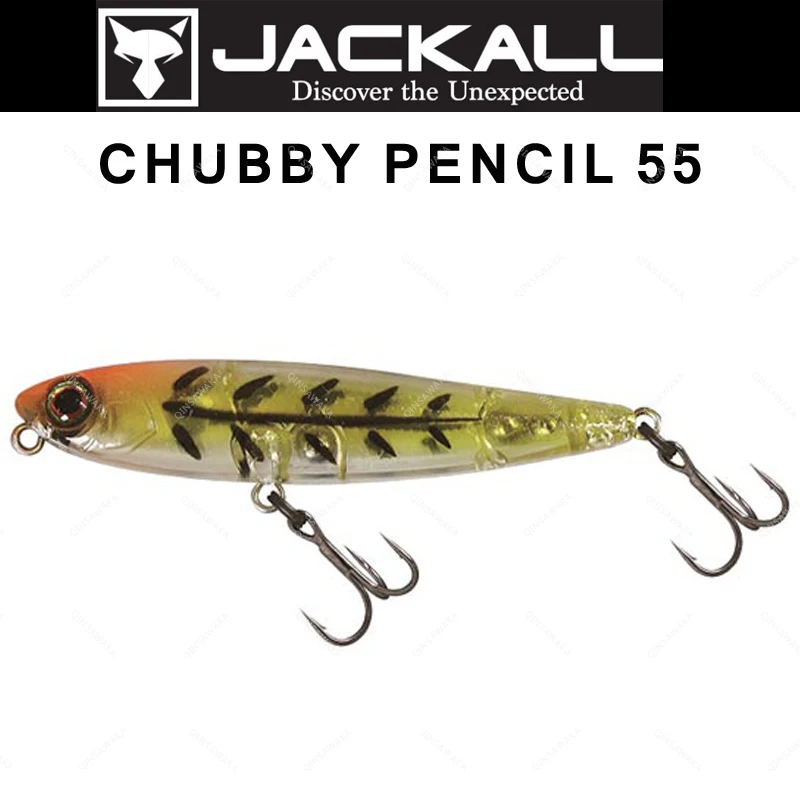 JAPANJACKALLChubbyPencil55FloatingLureFreshTopWaterCastWide