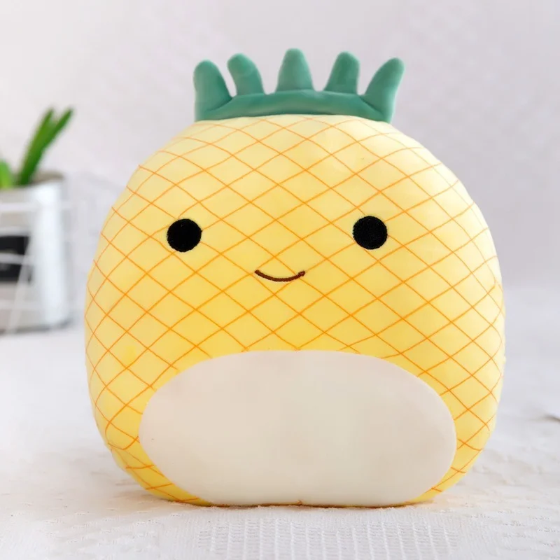 Kawaii Fruit Plush Toys Down Cotton Filler Cute Version Fruitage Doll Toys Soft and Skin-friendly 20/30 Cm imak uc 2 series skin feel soft tpu case for oppo reno4 pro overseas 4g version blue