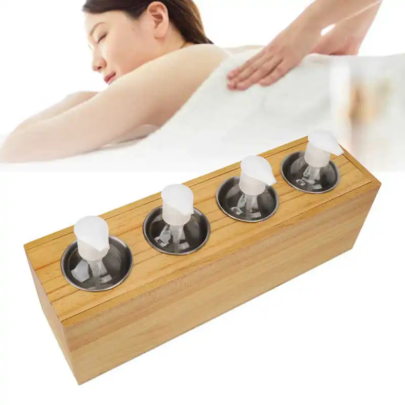 

Massage Oil Heater 4 Bottles Constant Temperature Electric Quickly Heating 60-75°C Removable Oil Lotion Cream Warmer