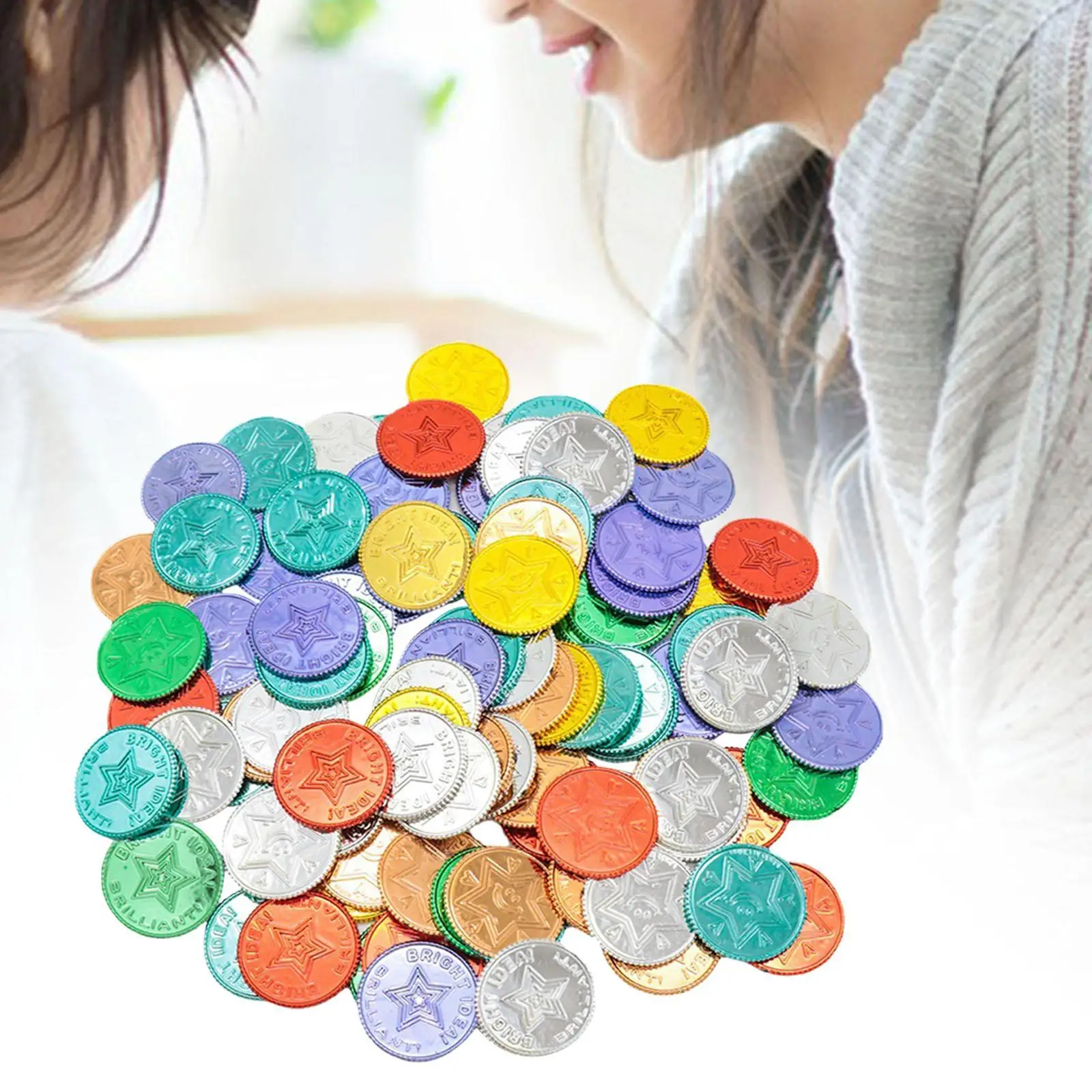 장난감 동전 보드 게임 상자 사무실을 위한 경량 다용도 동전 소품