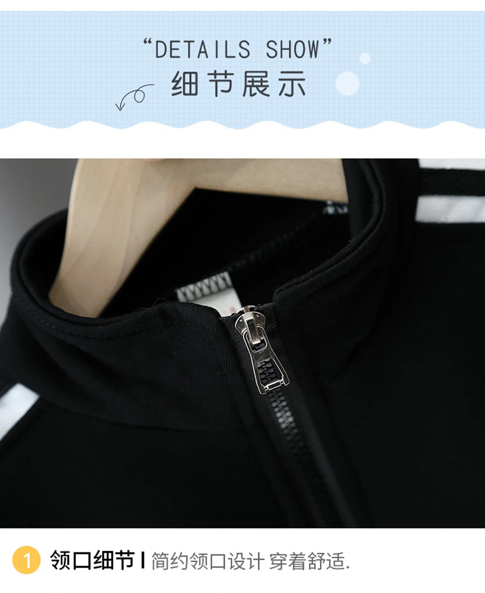 2026 neue Kinder Trainingsanzug Set Sportswear Zipper Jacke + Hosen 2 stückeSet Mode Frühling Herbst Baby Jungen Täglichen Outdoor kleidung Outfit – Detail 13