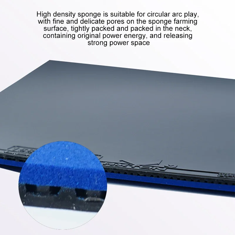 table tennis rubber LOKI RXTON 5 PRO Table Tennis Rubber Sticky Pimples-in Ping Pong Rubber with Special Blue Sponge for Forehand Fast Attack & Arc