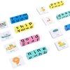 Wooden Spelling Words Game Interactive Educational Toys Letter Card Match Board Game Children Preschool Learning Language Toys 4