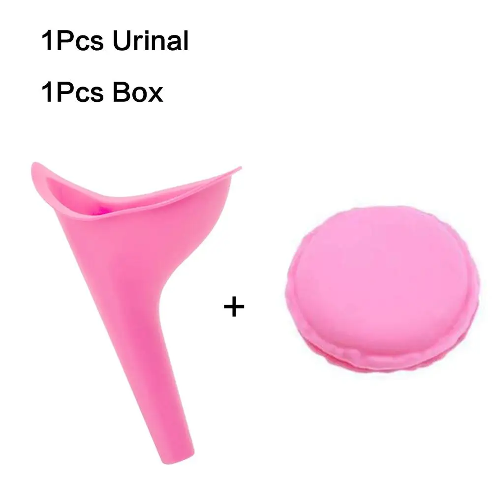 Weibliches Urinal für Frauen, tragbares Uriniergerät, Pinkeltrichter mit Verpackungsbox für Reisen, Camping, Wandern und Outdoor-Aktivitäten – Detail 9