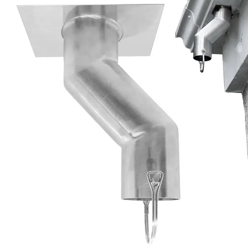 

Rain Chain Installer Rain Chain Gutter Adapter Kit Portable Offset For Drains Not Under Gutter Rain Chain Accessories