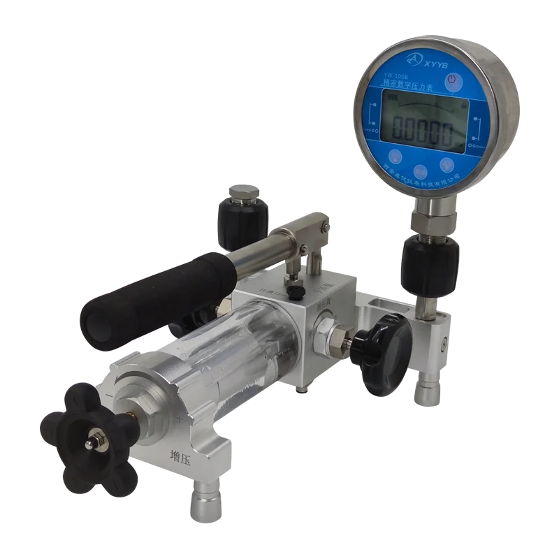 

Hydraulic calibration pump handheld pressure calibrator with 600bar calibration hand pump