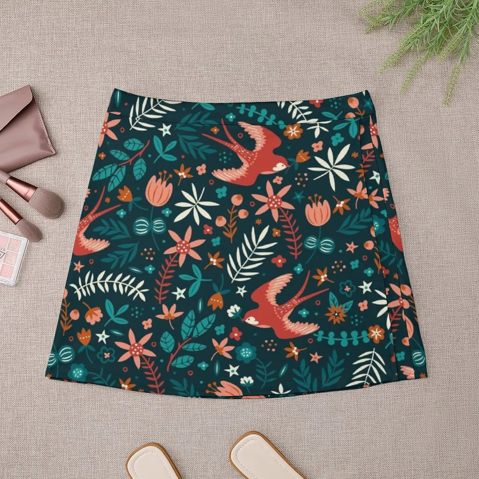 Flying Swallows Mini Skirt women's clothing korea stylish women's clothing summer 2024 novelties Korean skirts