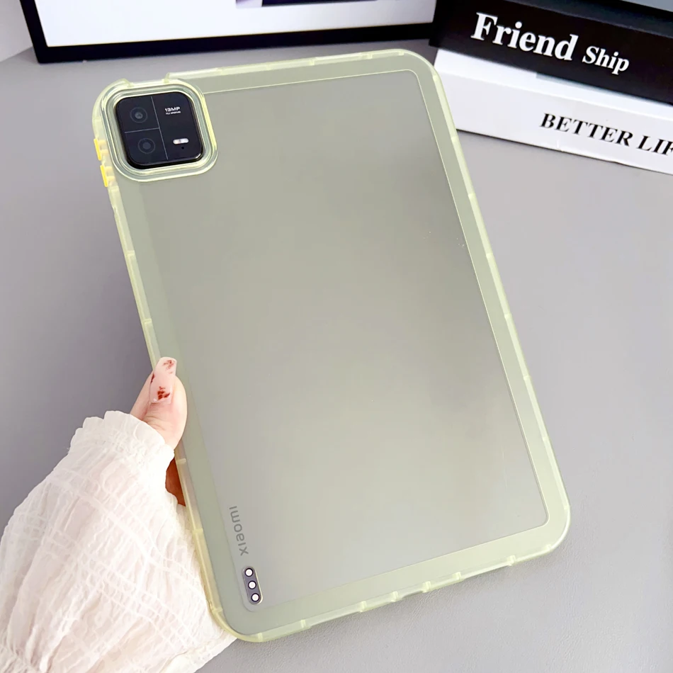 Cute Shockproof Clear Silicone Tablet Case - Thick, Soft Protective Cover
