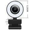 4K 2K 1080P Webcam Light Control Full HD 8MP Webcam PC Laptop Auto Focus Live Streaming Flexible with Microphone Live Broadcast 4