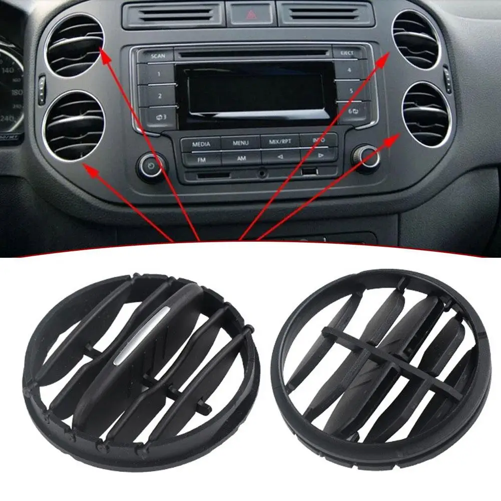 Air Vent Cover For Volkswagen Tiguan 2010- Car Interior Air Conditioning Vents Grille Car Conditioning Folding Accessory ac outlet grille cover