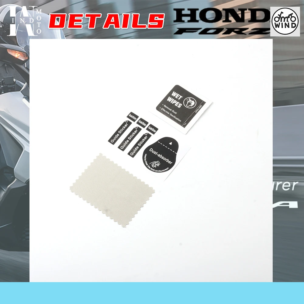 Dashboard instrument soft film for Honda Forza350 meter film speedometer sticker protector decals motorcycle sticker set