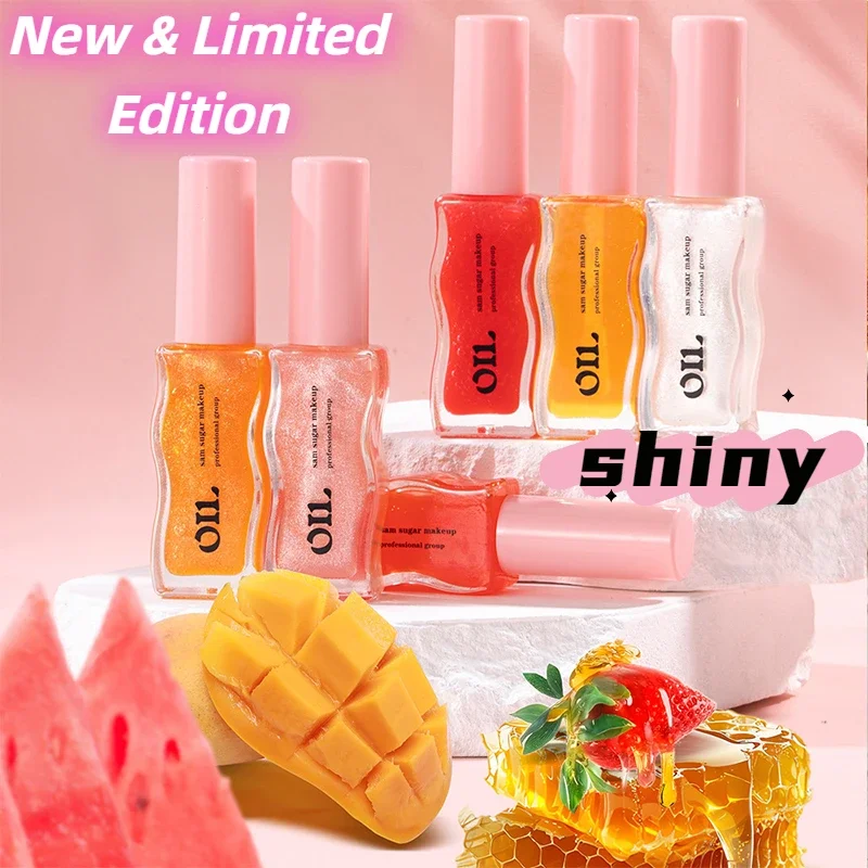 Fruit Lipgloss Honey Essence Lip Oil Sexy Plump Lip Jelly Tinted Waterproof Moisturize Oil Remove Lines Darken The Area