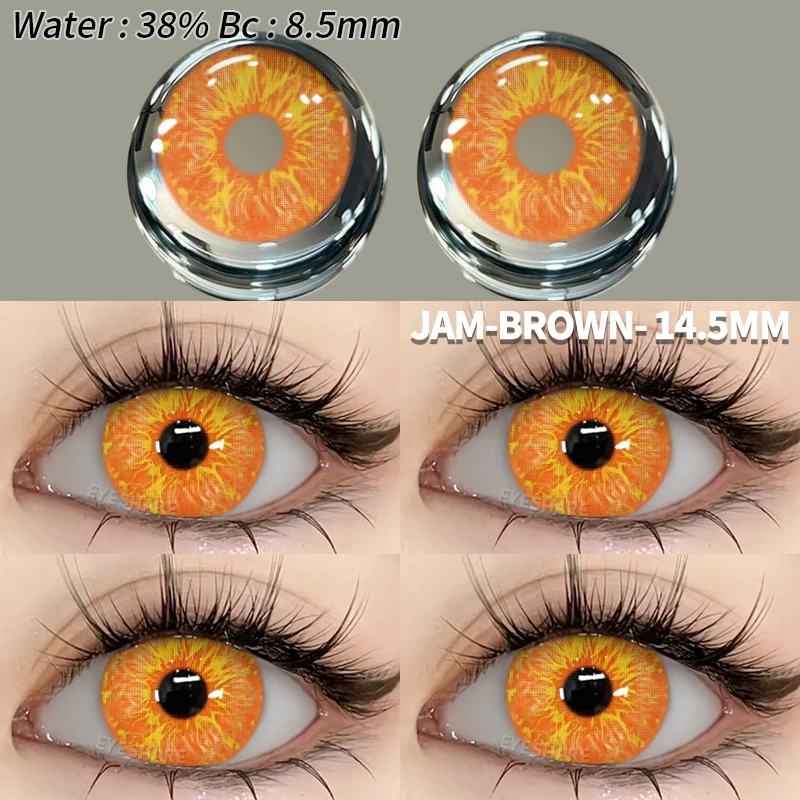 Contact Lenses EYESHARE Cosplay Colored 2pcs Colorful Blue Anime Halloween Makeup Color