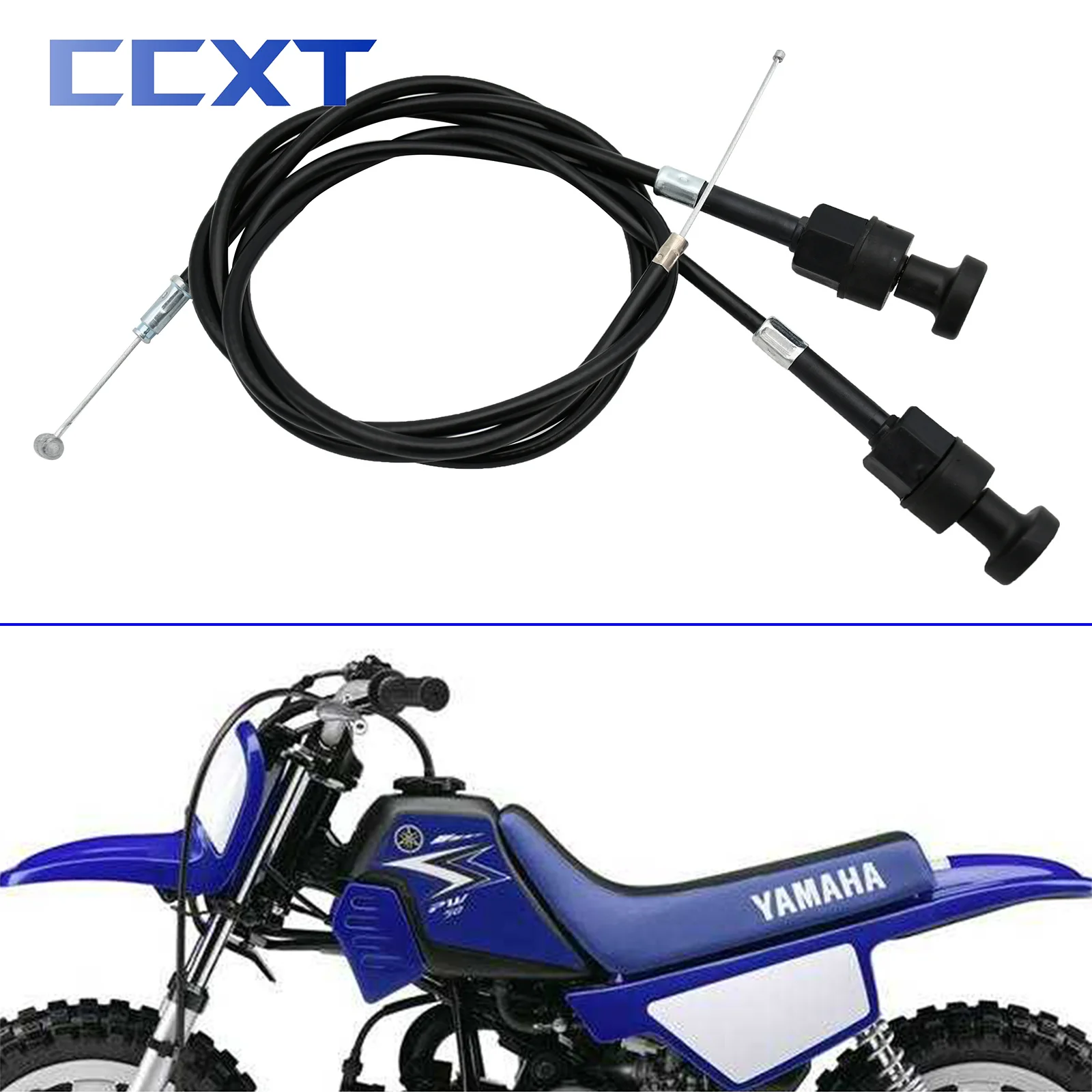 940mm 760mm PW50 PW80 Carburetor Choke Cable Bike Push Pull Choke Throttle Cable For Yamaha PW 50 80 Motorcycle Universal Parts
