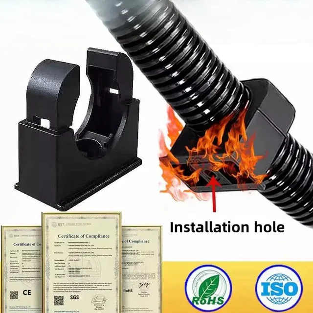 10 Pz/pacco Cavo Di Blocco Toggle Stopper Cavo Di Plastica Fibbia Toggle Clip Indumenti/Zaino Accessori Nero - Foto 13