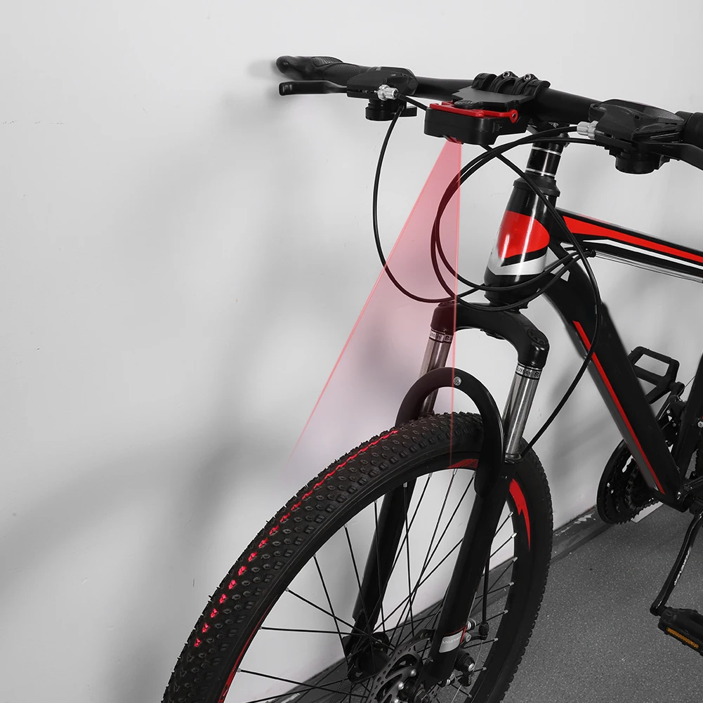 Bicycle Accessories Bike Seat Calibrator Bike Tool USB Charging Bicycle Handlebar Laser Aligner Seat Center Adjuster Measurement Tool Indicator