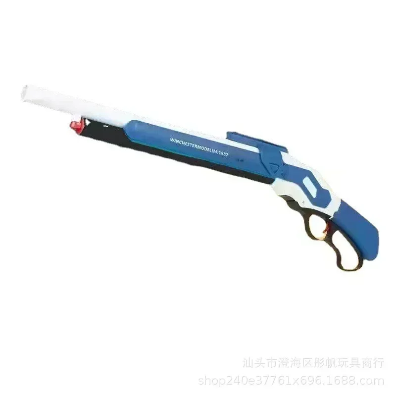 M1887 윈체스터 셸 발사 장난감 총 소프트 탄환 에어소프트 런처 야외 스포츠 CS 게임 무기 피스톨라 소년 선물용