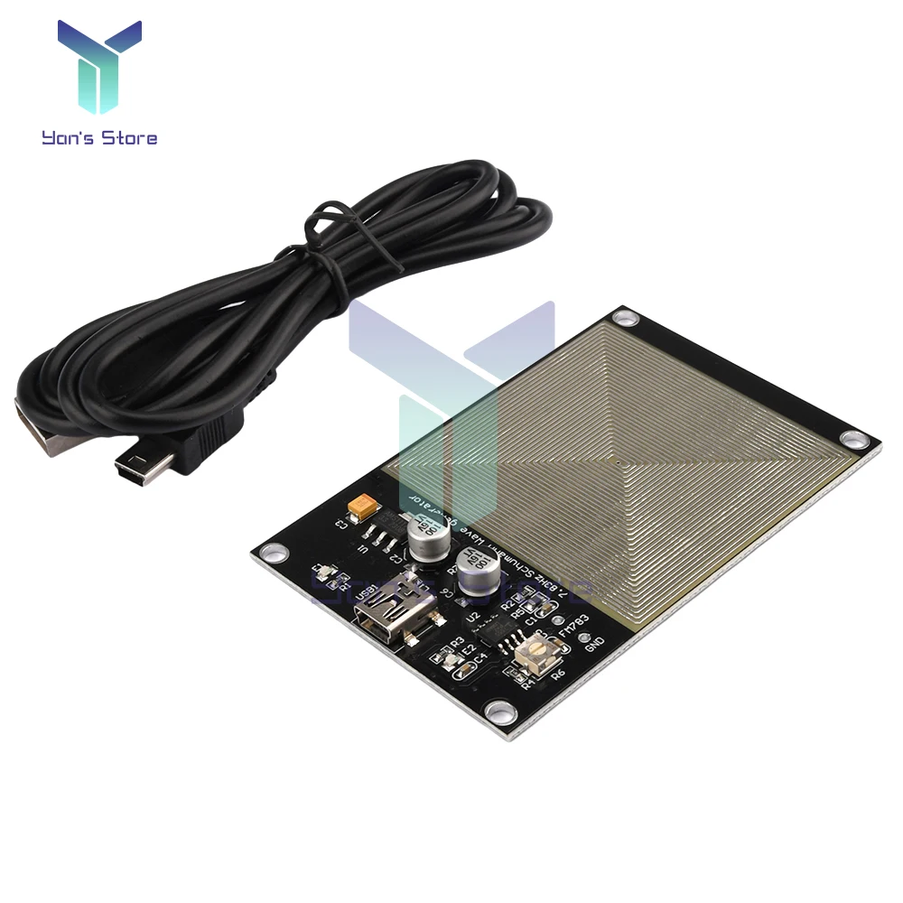 Schumann Resonance Wave Generator 1PC 7.83HZ Mini USB Ultra-Low Frequency Generator Kit Connection Line Charging Calbe Signal Generator,Signal Generator Kit,Waves Resonance Generator