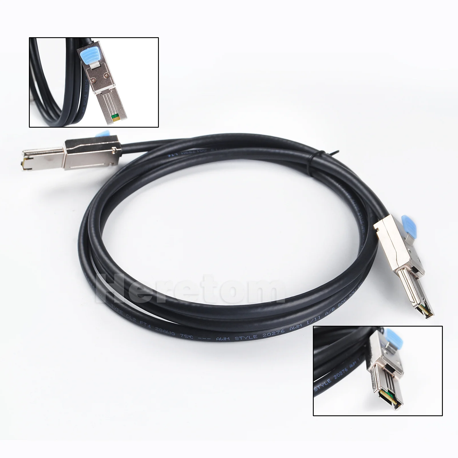 

External Mini SAS 4x SFF-8088 to SFF-8088 26P Cable 1M 2M External Mini SAS Cable 6gbps/12gbps 100CM/200CM